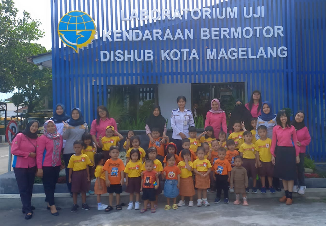 DISHUB KOTA MAGELANG TERIMA KUNJUNGAN PAUD HAPPYBEAR PRESCHOOL