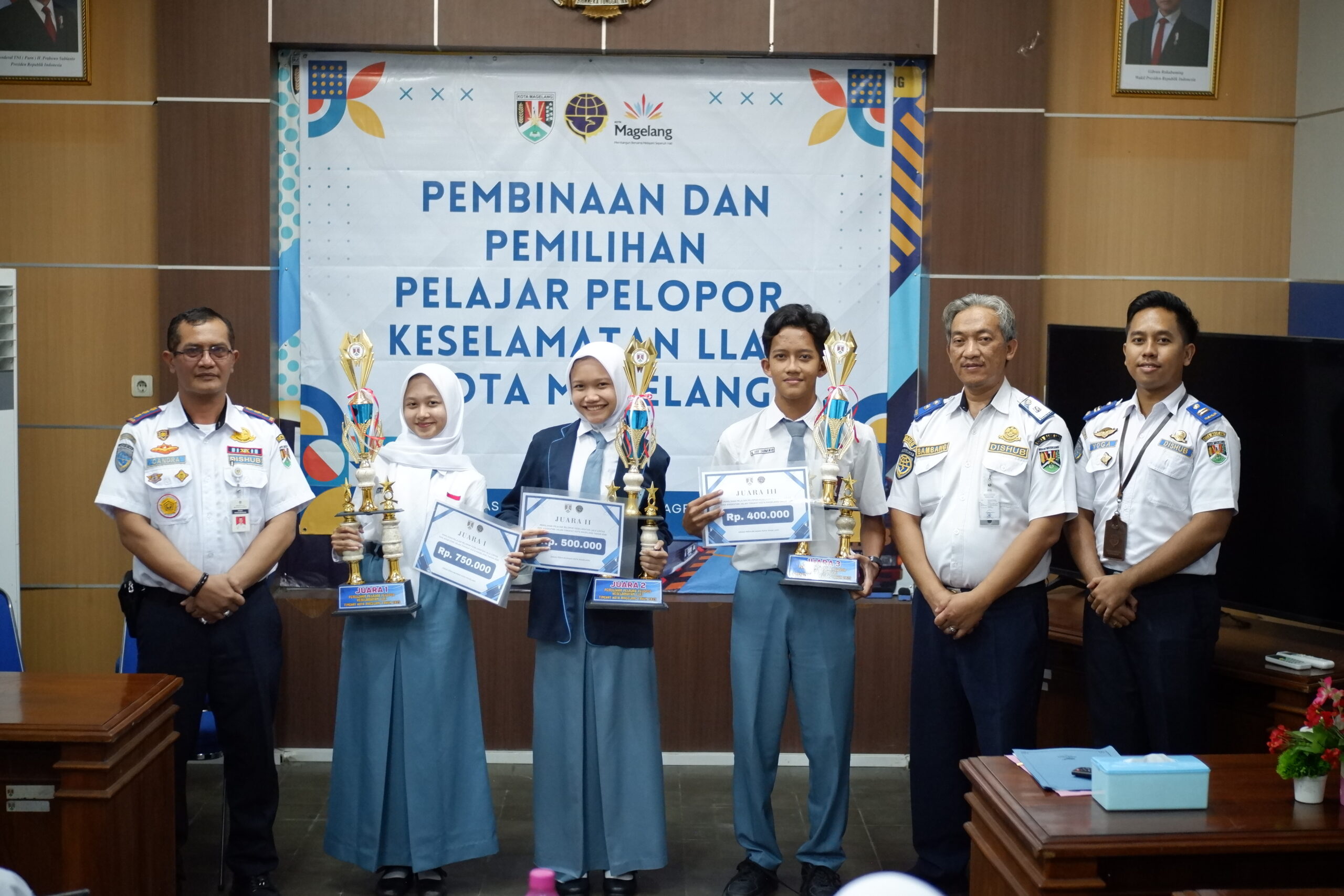 Pembinaan dan Pemilihan Pelajar Pelopor Keselamatan Lalu Lintas dan Angkutan Jalan Tingkat Kota Magelang Tahun 2025