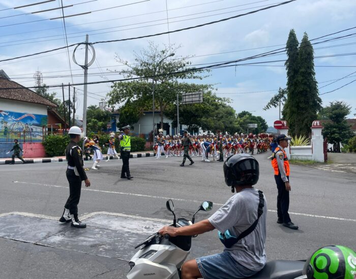 PAMTURLALIN DINAS PERHUBUNGAN KOTA MAGELANGGIAT KIRAB KOMCAD 20 NOVEMBER 2025