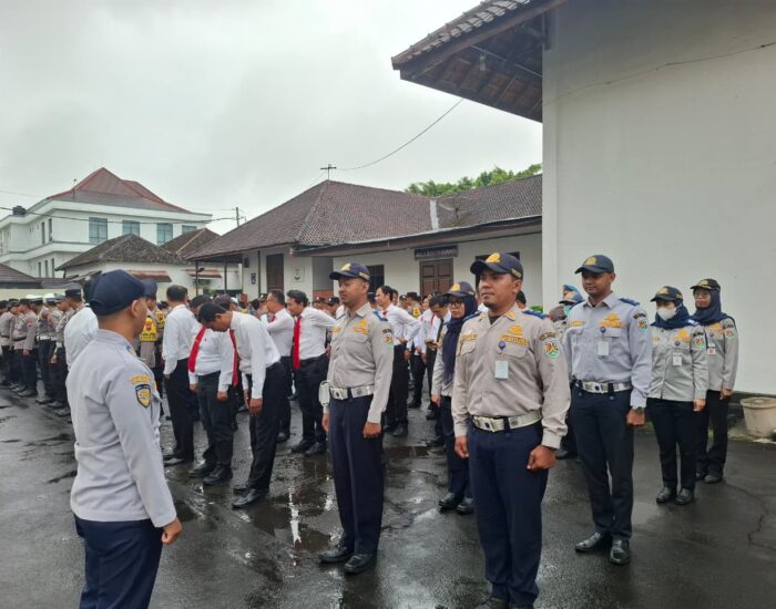 Dinas Perhubungan Kota Magelang Ikuti Apel Siaga Kamtibmas Ramadhan 1447 H/2026 di Mako Polres