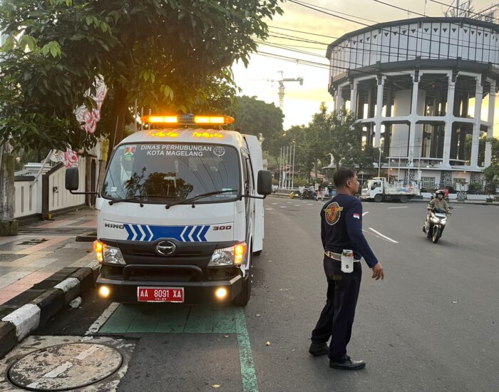 Dishub Kota Magelang Laksanakan Pengamanan dan Pengaturan Lalu Lintas pada Kegiatan Grebek Gethuk Hari Jadi Kota Magelang 2026